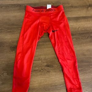 Red Men Nike tights